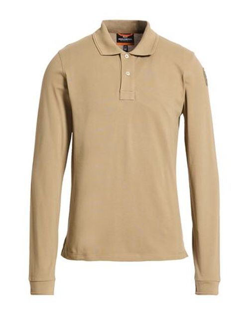Man Polo shirt Khaki Size M Cotton