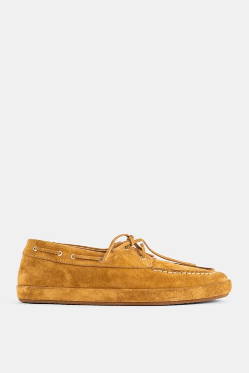 Scato Pelle Boat Shoe — Brown