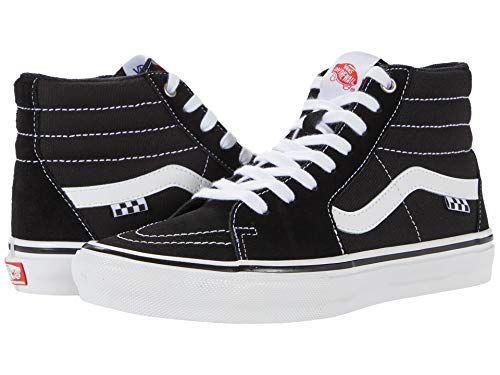 Vans Men's Skate Sk8 Hi Sneaker, Black/White