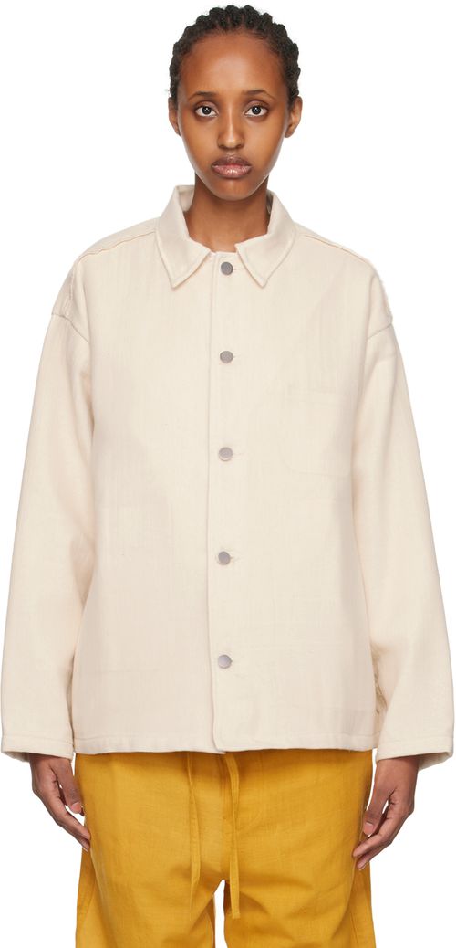 Off white cotton jacket