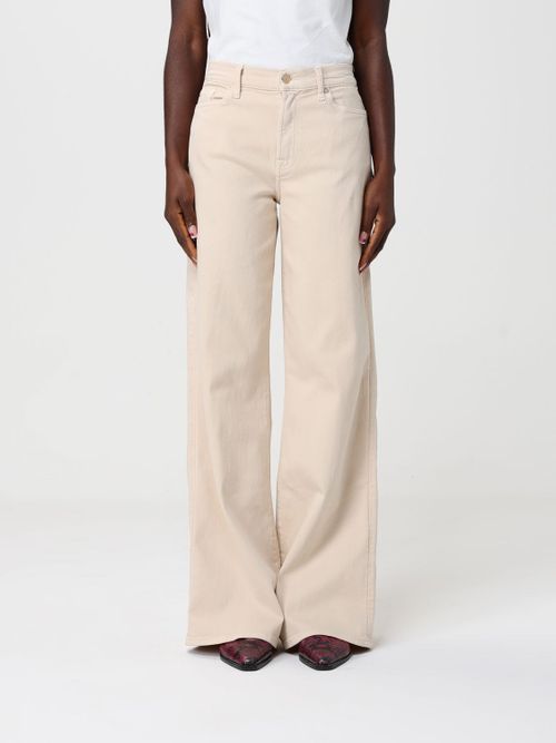 Jeans Woman color Beige