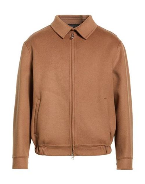 Paltò Fabbrica Man Jacket Camel Size 40 Wool, Nylon