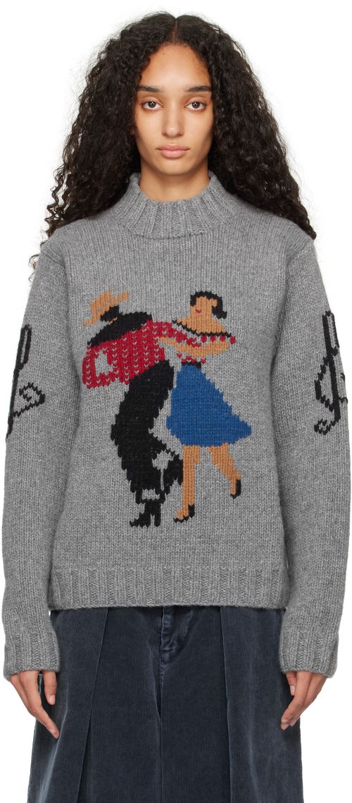 YMC Gray Bluto Sweater