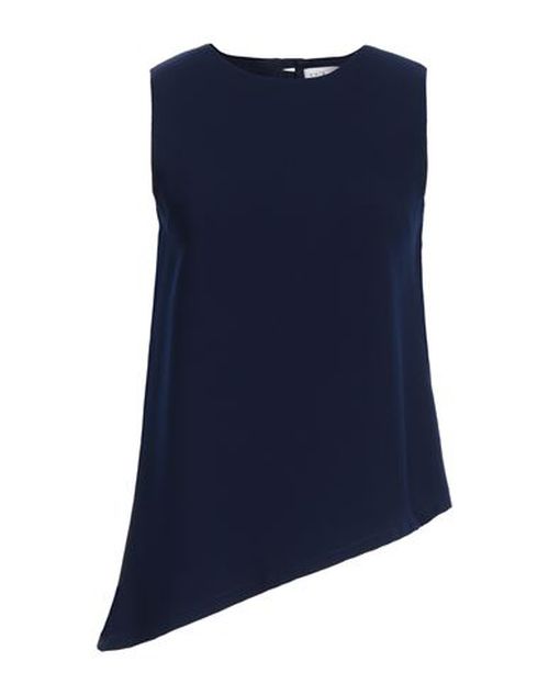 Woman Top Navy Size M Polyester, Polyurethane