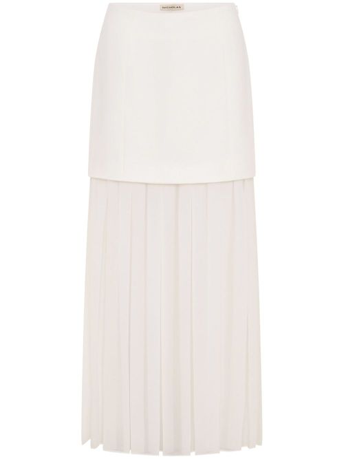 Talia maxi skirt - White