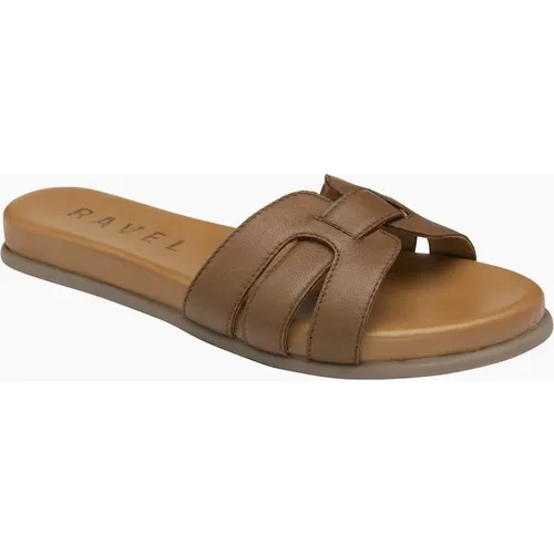 Ravel Women's Hazon Womens Slider Sandals - Brown