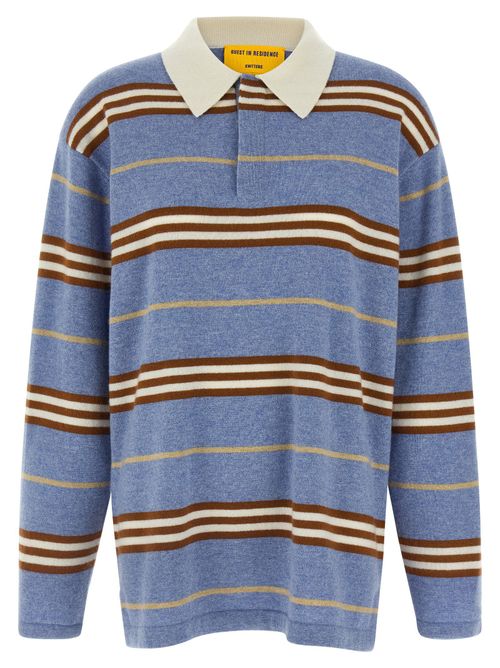 Striped Rugby Polo Shirt