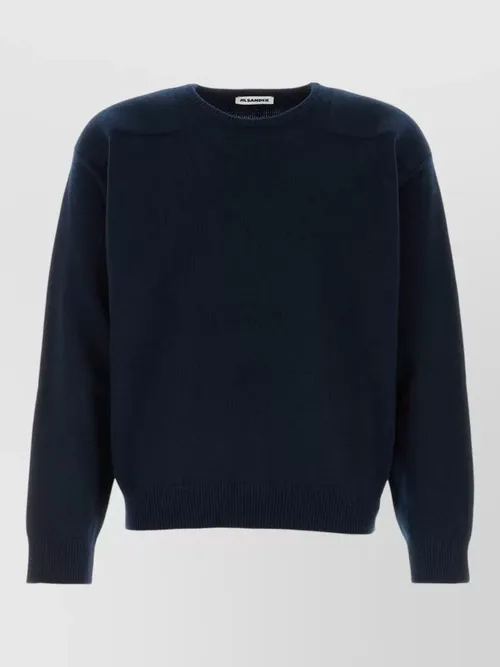 Jil Sander - wool blend crew neck sweater long sleeve