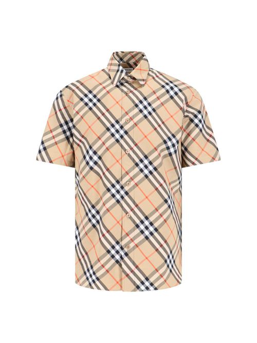 Short Sleeved Checked Shirt