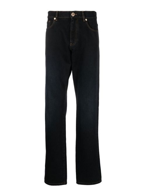 Medusa motif jeans
