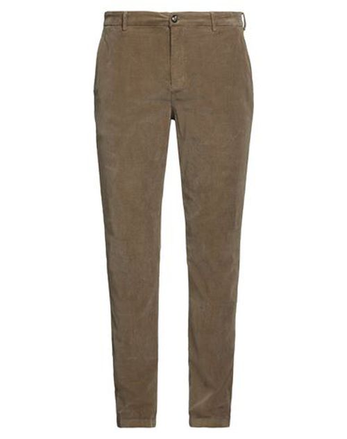 Man Pants Military green Size 40 Cotton, Elastane