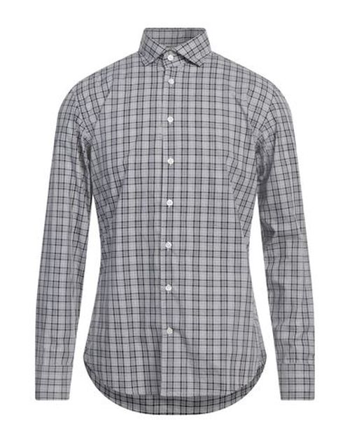 Bastoncino Man Shirt Grey Size 15 ½ Cotton