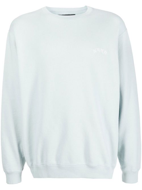 Logo-embroidered sweatshirt - Blue