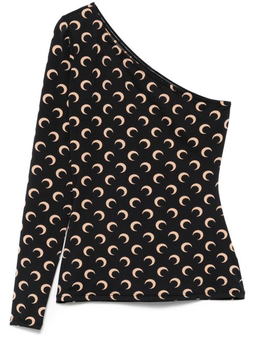 Crescent Moon asymmetric top - Black