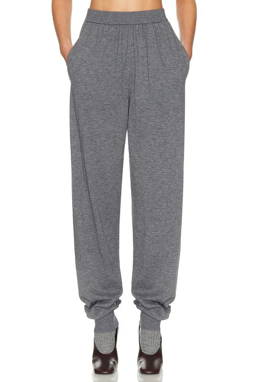 Helsa Kerstin Knit Jogger in Medium Heather Grey - Grey. M also in XXS, XS, S