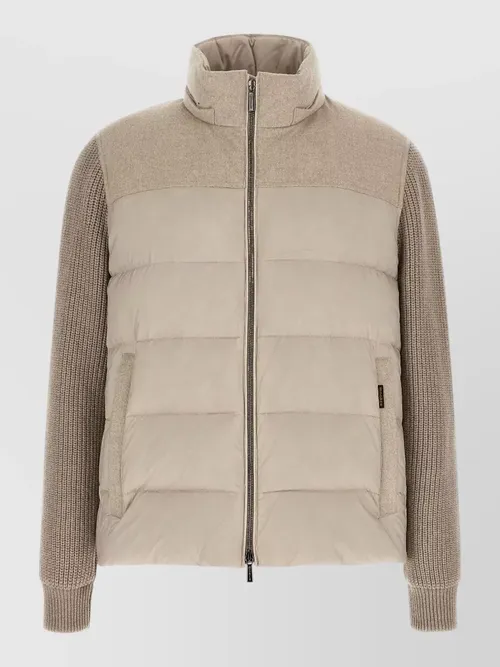 Moorer - allori hooded quilted down jacket