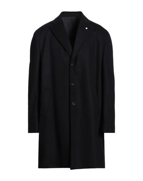 L. b.m. 1911 Man Coat Midnight blue Size 42 Virgin Wool, Cashmere