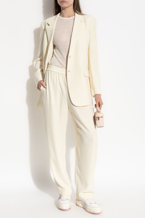 Blazer With Open Lapels, Women's, Yellow