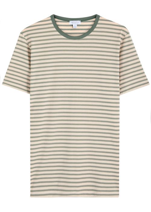 Sunspel Striped Cotton T-shirt