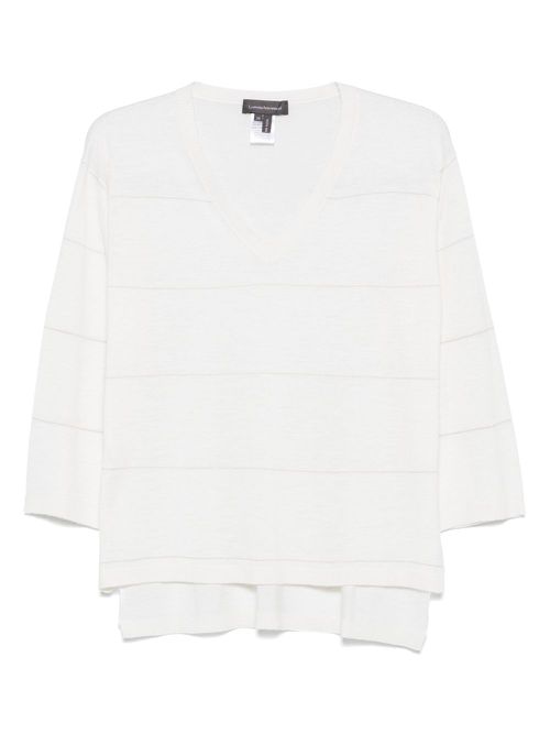 Lorena Antoniazzi striped top - White