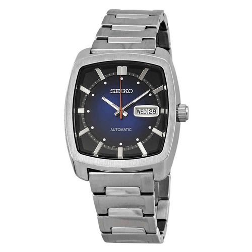 Recraft Automatic Blue Dial Stainless Steel Mens Watch SNKP23