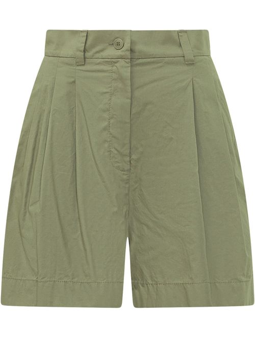 Olive Solid Shorts