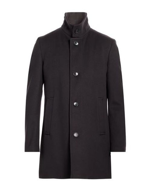 Man Coat Midnight blue Size 36 Wool, Polyamide, Cashmere