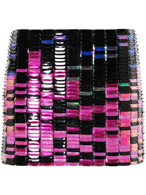 Rue sequined mini skirt - Black