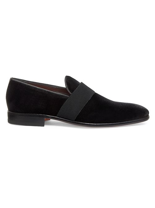 Men's Isomer Velvet Loafers - Black