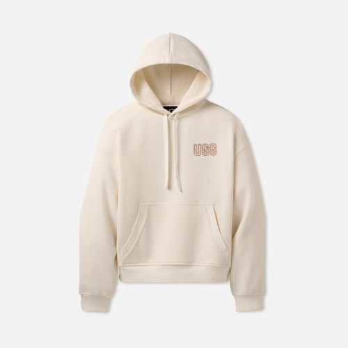 ® Women's ® Logo Hoodie Cotton Blend Tops in Nimbus
