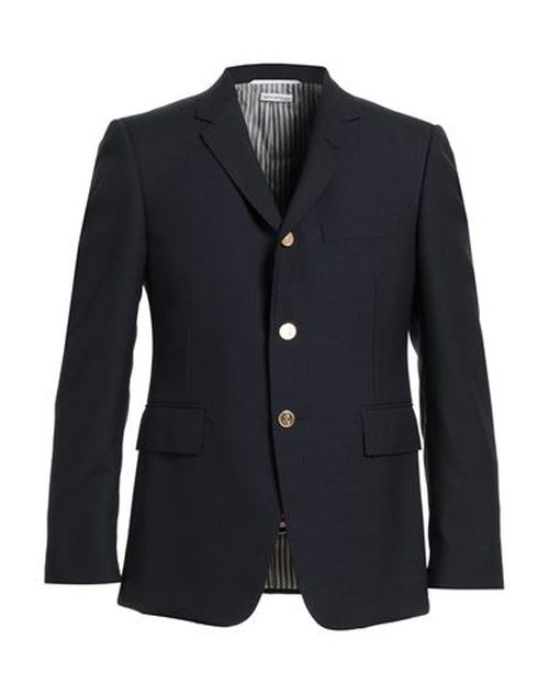 Thom Browne Man Blazer Midnight blue Size 4 Wool