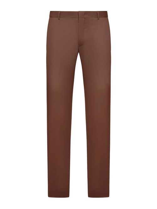 Tailored Cotton Blend Trousers