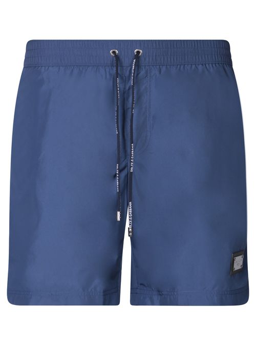Drawstring Waist Logo Shorts
