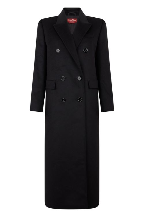 Double-Breasted Virgin Wool Long Jacket