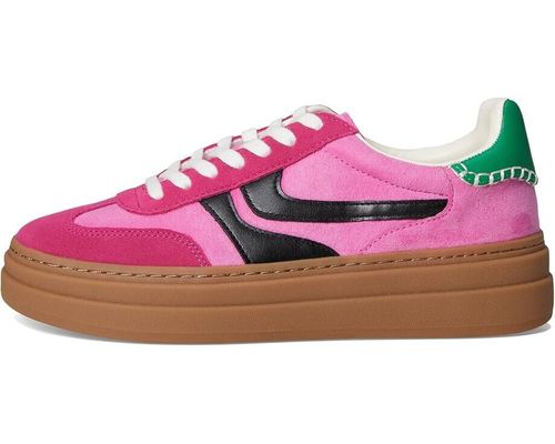 Dodge Women's US 9.5 Pink Multi Low-Top Platform Sneaker ZPO2771