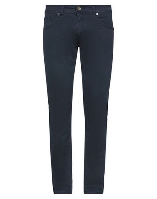 Man Pants Midnight blue Size 30 Cotton, Elastane