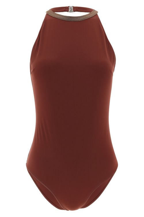 'Precious Collar' One-Piece Swimsuit