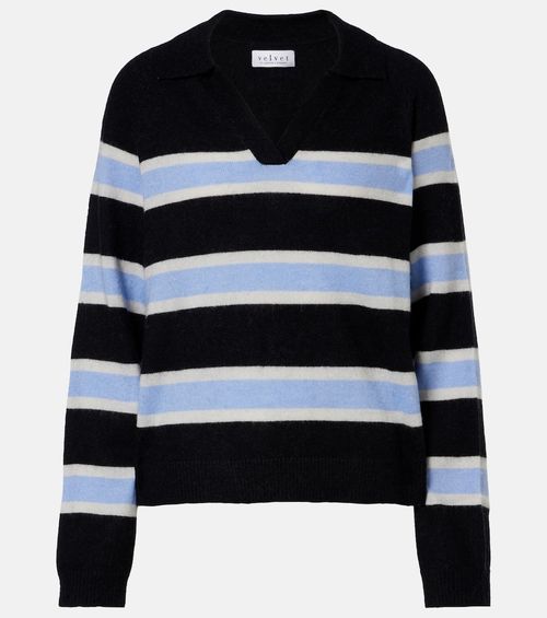 Everlake striped polo sweater