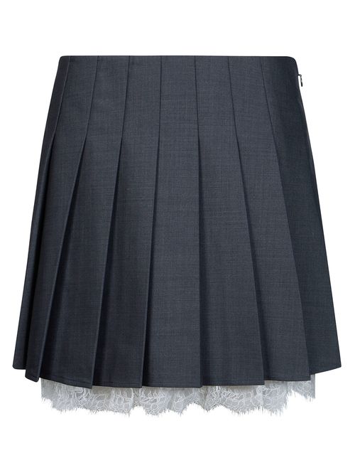 Elegant Pleated Mini Skirt - Women's Fashion