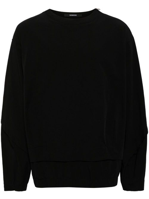 Underart layered sweatshirt - Black
