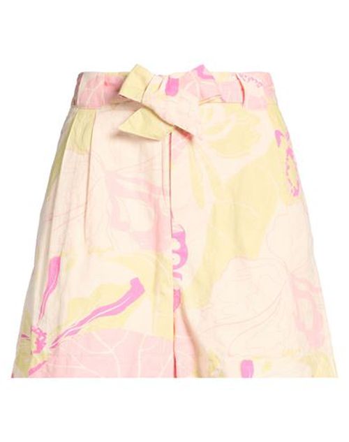 Woman Shorts & Bermuda Shorts Light pink Size L Organic cotton, Linen