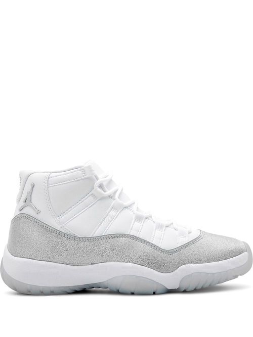 Air 11 Retro "Metallic Silver" sneakers - White