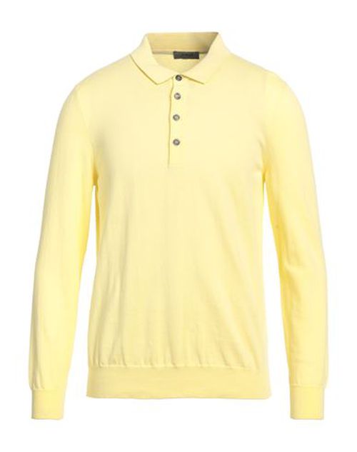 Man Sweater Yellow Size 40 Organic cotton