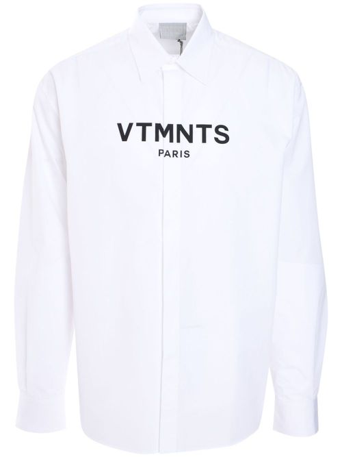 Logo-print shirt - White