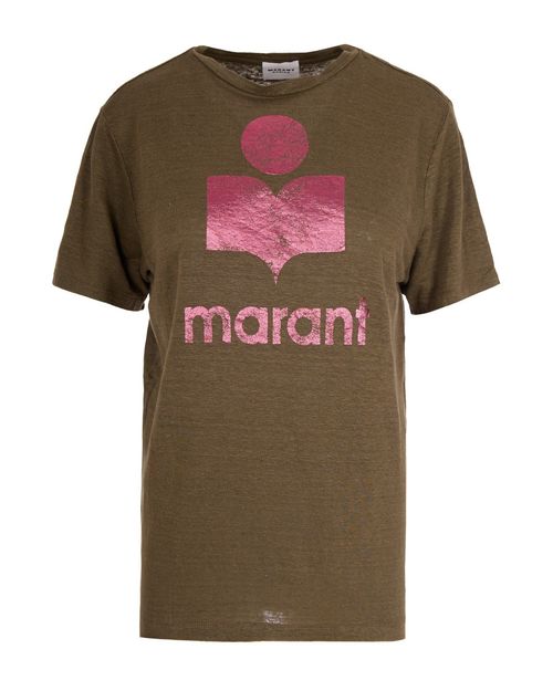Brown Graphic Crew Neck T-Shirt