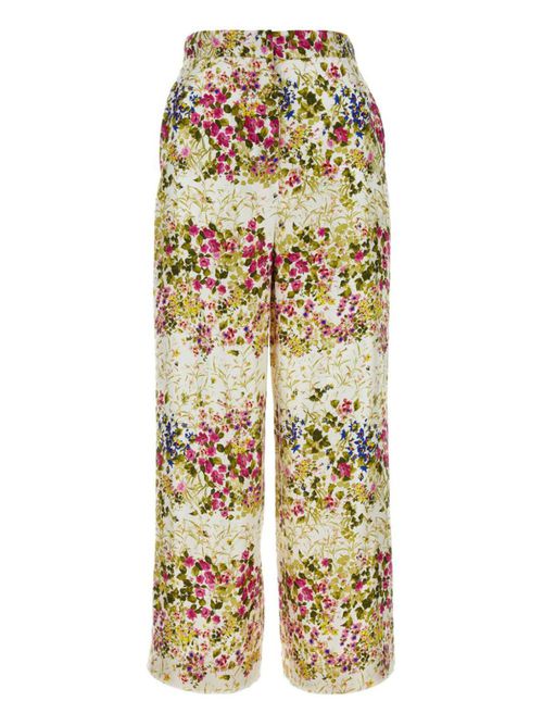 Opersos printed satin trousers - Neutrals