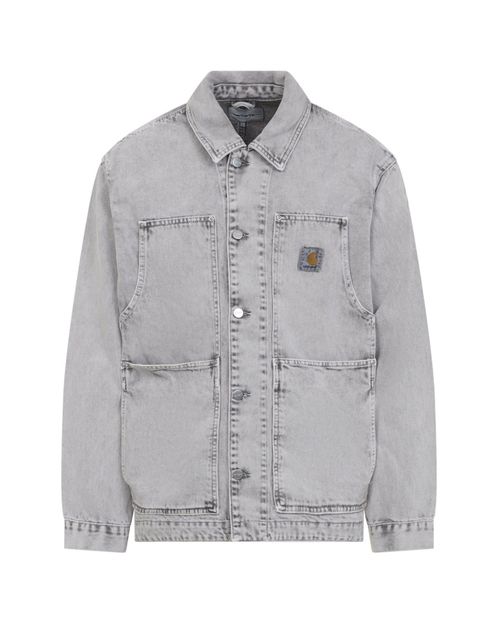 Grey Shirt Collar Jacket