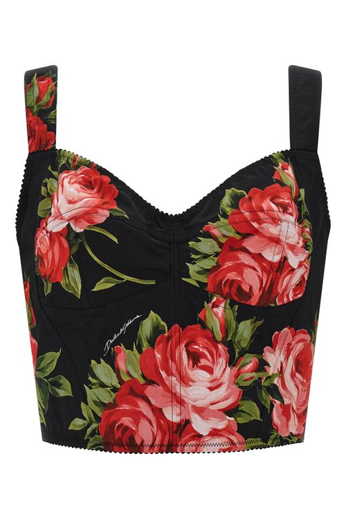 'Bouquet Rose' Bustier Top