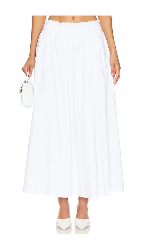 Tularosa Donna Maxi Skirt in White.  XL. Also in