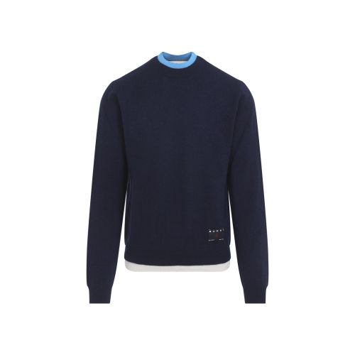Deep Blue Knitted Sweater